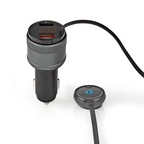 CATR124BK Fm-audiotransmitter voor auto | gefixeerd | handsfree bellen | 0.8 