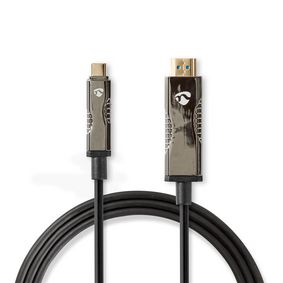 CCBG6410BK150 Actieve optische usb-kabel | usb-c™ male | hdmi™ connector | 18 gbps | 15.0 m | rond | p