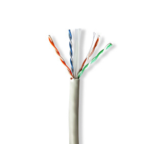 CCBG8525GY305S Netwerk kabel rol | cat6 | solid | u/utp | koper | 305.0 m | binnenshuis | rond | lszh | grijs | tre