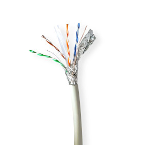 CCBG8538GY305S Netwerk kabel rol | cat6a | solid | sf/utp | koper | 305.0 m | binnenshuis | rond | lszh | grijs | t