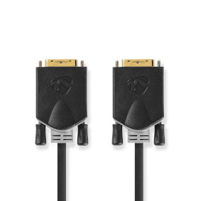 CCBW32000AT30 Dvi-kabel | dvi-d 24+1-pins male | dvi-d 24+1-pins male | 2560x1600 | verguld | 3.00 m | recht | pvc