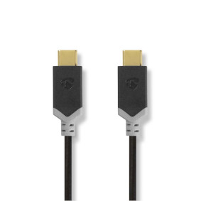 CCBW64700AT10 Usb-kabel | usb 3.2 gen 1 | usb-c™ male | usb-c™ male | 60 w | 4k@60hz | 5 gbps | vernik