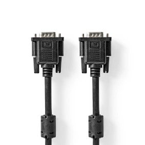 CCGB59000BK20 Vga-kabel | vga male | vga male | vernikkeld | maximale resolutie: 1024x768 | 2.00 m | rond | abs | 