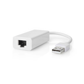 CCGB60950WT02 Usb-netwerkadapter | usb 2.0 | 100 mbps | usb-a male | rj45 female | 0.20 m | rond | verguld / verni