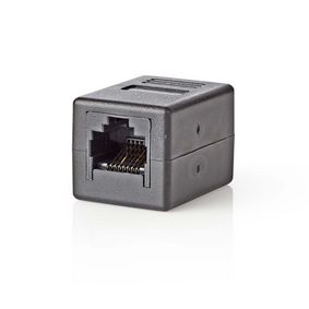 CCGB89010BK Netwerkkoppeling | cat5e / cat6 | onafgeschermd | rj45 female | rj45 female | recht | abs | doos