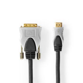 CCGC34800AT25 Hdmi™ kabel | hdmi™ connector | dvi-d 18+1-pin male | 1080p | verguld | 2.50 m | recht |