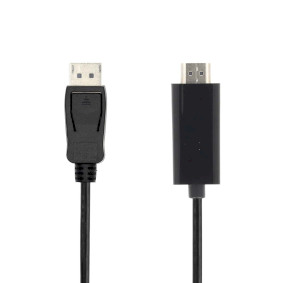 CCGL37101BK20 Displayport-kabel | displayport male | hdmi™ connector | 4k@30hz | vernikkeld | 2.00 m | rond 