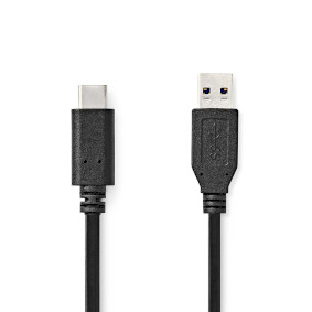 CCGL61650BK10 Usb-kabel | usb 3.2 gen 2 | usb-a male | usb-c™ male | 60 w | 10 gbps | vernikkeld | 1.00 m | 