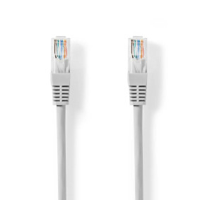 CCGL85101GY150 Cat5e netwerkkabel | u/utp | rj45 male | rj45 male | 15.0 m | rond | pvc | grijs | label