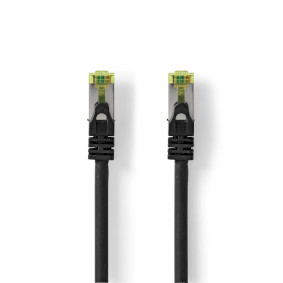 CCGL85420BK10 Cat7 netwerkkabel | s/ftp | rj45 male | rj45 male | 1.00 m | snagless | rond | lszh | zwart | label