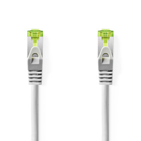 CCGL85420GY10 Cat7 netwerkkabel | s/ftp | rj45 male | rj45 male | 1.00 m | snagless | rond | lszh | grijs | label