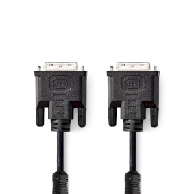 CCGP32050BK20 Dvi-kabel | dvi-i 24+5-pin male | dvi-i 24+5-pin male | 2560x1600 | vernikkeld | 2.00 m | recht | pv