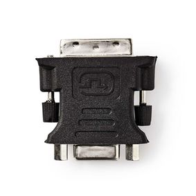 CCGP32900BK DVI-Adapter | DVI-I 24+5-Pin Male | VGA Female 15p | Nikkel | Recht | PVC | Zwart | Polybag