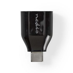 CCGP60915BK USB-Adapter | USB 3.2 Gen 1 | USB Type-C™ Male | USB-A Female | Vernikkeld | Zwart | Polybag