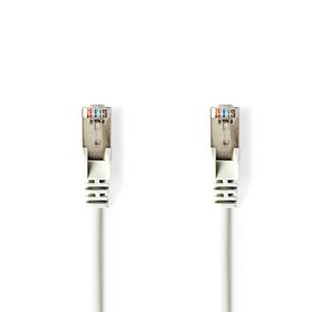 CCGP85100WT05 CAT5e-Kabel | UTP | RJ45 (8P8C) Male | RJ45 (8P8C) Male | 0.50 m | Rond | PVC | Wit | Polybag