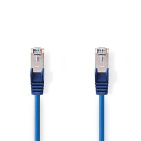 CCGP85121BU150 Cat5e netwerkkabel | sf/utp | rj45 male | rj45 male | 15.0 m | rond | pvc | blauw | envelop
