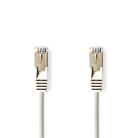 CCGP85121GY300 Cat5e netwerkkabel | sf/utp | rj45 male | rj45 male | 30.0 m | rond | pvc | grijs | polybag