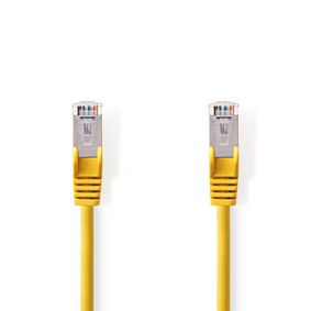 CCGP85121YE200 Cat5e netwerkkabel | sf/utp | rj45 male | rj45 male | 20.0 m | rond | pvc | geel | polybag