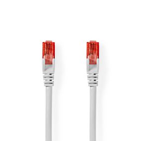 CCGP85200WT20 Cat6 netwerkkabel | rj45 male | rj45 male | u/utp | 2.00 m | rond | pvc | wit | polybag