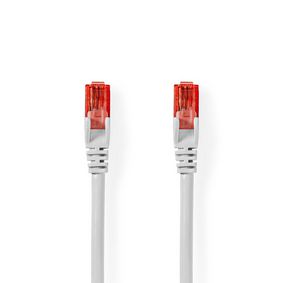 CCGP85200WT300 Cat6 netwerkkabel | rj45 male | rj45 male | u/utp | 30.0 m | rond | pvc | wit | polybag