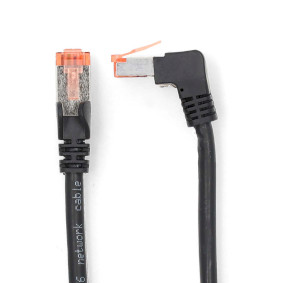 CCGP85227BK20 Cat6 netwerkkabel | rj45 male | rj45 male | sf/utp | 2.00 m | rond | lszh | zwart | envelop