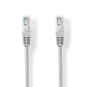 CCGT85100GY75 Cat5e netwerkkabel | u/utp | rj45 male | rj45 male | 7.50 m | rond | pvc | grijs | label
