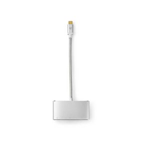 CCTB64760AL02 Usb multi-port adapter | 3-in-1 | usb 3.2 gen 1 | usb-c™ male | usb-a female / usb-c™ fe