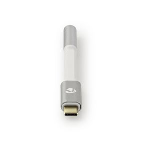 CCTB65950AL008 USB-Adapter | USB 2.0 | USB Type-C™ Male | 3,5 mm Female | 0.08 m | Rond | Verguld | Gebreid /