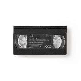 CLTP100BK Vhs-reinigingscassette | 20 ml | vhs-koppen | zwart