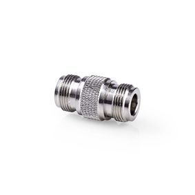 CSGP42950ME Satelliet- en antenne-adapter | n-female | n-female | vernikkeld | 50 ohm | recht | metaal | zilver 
