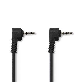 CVGB22000BK20 Audio-videokabel | 3,5 mm male | 3,5 mm male | vernikkeld | 2.00 m | rond | pvc | zwart