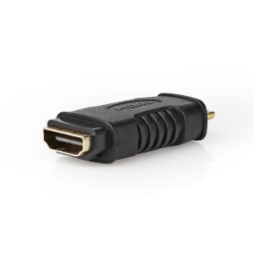 CVGB34906BK Hdmi™-adapter | hdmi™ mini-connector | hdmi™ output | verguld | recht | abs | zwar