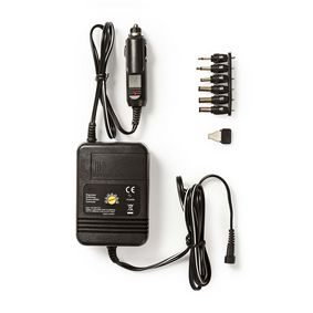 DCPA004 Universal dc power adapter | auto-adapter | 24 w | ingangsvoltage: 12 v dc / 24 v dc | 1.5 / 3 / 4.5