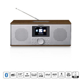 DIR-170WA Slimme internetradio, met dab+ / fm en bluetooth® wood