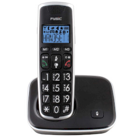 FX-6000 Dect seniorentelefoon met grote toetsen en 1 handset zwart