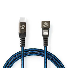 GCTB39650AL10 Usb-kabel | usb 2.0 | apple lightning 8-pins | usb-c™ male | 480 mbps | vernikkeld | 1.00 m | 