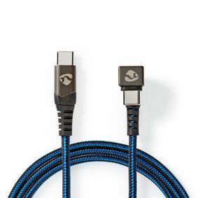 GCTB60700BK10 Usb-kabel | usb 2.0 | usb-c™ male | usb-c™ male | 480 mbps | verguld | 1.00 m | rond | g