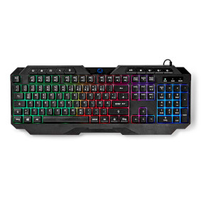 GKBD110BKDE Bedraad gaming toetsenbord | usb type-a | membrane toetsen | led | qwertz | duits | usb gevoed | len