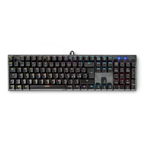 GKBDM110BKND Bedraad gaming toetsenbord | usb type-a | mechanische toetsen | led | qwerty | scandinavisch | usb g