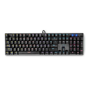 GKBDM110BKUS Bedraad gaming toetsenbord | usb type-a | mechanische toetsen | led | qwerty | us internationaal | u