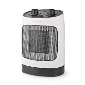 HTFA19WT Keramische ptc-ventilatorkachel | 1000 / 2000 w | 2 verwarmingsmodi | instelbare thermostaat | draai