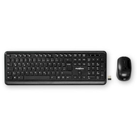 KBMCW100BKDE Muis en toetsenbord - set | draadloos | muis- en toetsenbordverbinding: usb | 800 / 1200 / 1600 dpi 