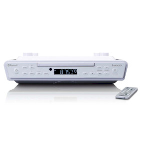 KCR-150WH Keukenklokradio met cd bluetooth en afstandsbediening wit