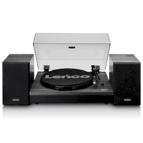 LS-300BK Platenspeler met bluetooth® en twee externe luidsprekers zwart