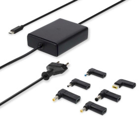 NBAU65110BK Notebook-adapter | gan | 65 w | 5 / 9 / 12 / 15 / 20 v dc | 2.4 / 3.0 / 3.25 a | gebruikt voor: note