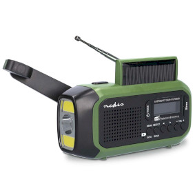 RDDBCR2000GN Noodradio | draagbaar model | dab+ / fm | batterij gevoed / handslinger / solar powered / usb gevoed