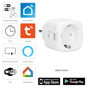 SMART-PLUG10 Smart-plug10 slimme wi-fi-stekker 16a 3680w