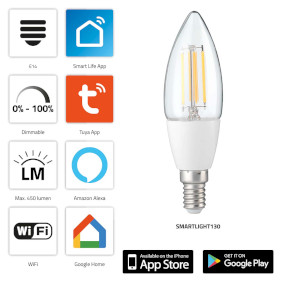 SMARTLIGHT130 Smartlight130 slimme filament led-lamp met wi-fi