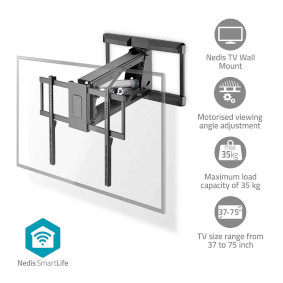 TVWM5880BK Smartlife motorised tv wall mount | 37 - 75 