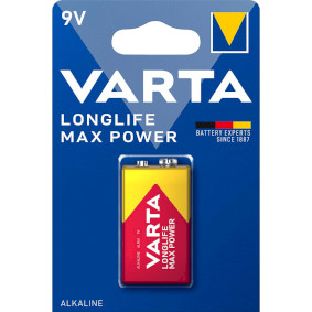 VARTA-4722 Longlife max power 9v 1-blister